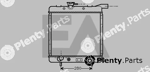 Eaclima 31R12003 — Radiator, engine cooling