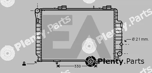 Eaclima 31R50076 — Radiator, engine cooling