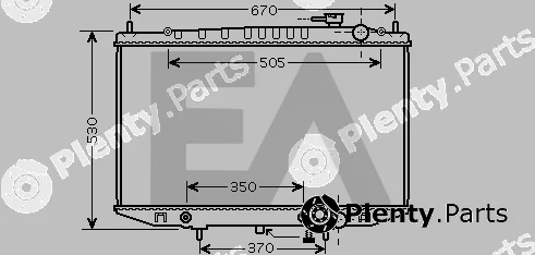 Eaclima 31R18121 — Radiator, engine cooling