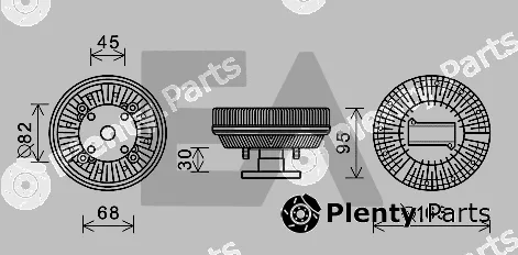 Eaclima 35C32D04 — Fan Wheel, engine cooling