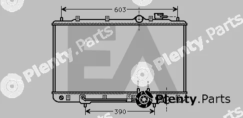 Eaclima 31R28012 — Radiator, engine cooling
