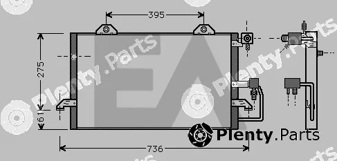 Eaclima 30C02006 — Condenser, air conditioning