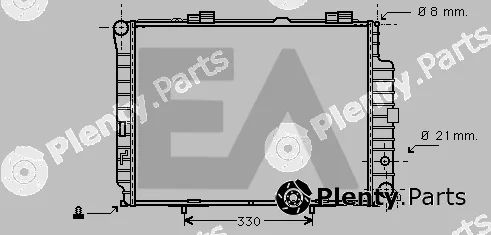 Eaclima 31R50002 — Radiator, engine cooling