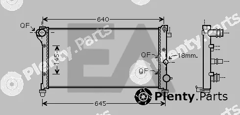 Eaclima 31R25118 — Radiator, engine cooling