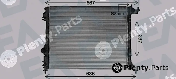 Eaclima 31R60167 — Radiator, engine cooling