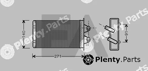 Eaclima 45C25016 — Heat Exchanger, interior heating