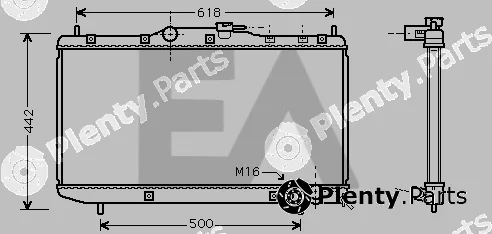 Eaclima 31R71164 — Radiator, engine cooling
