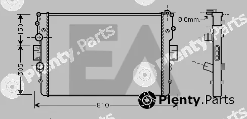 Eaclima 31R30050 — Radiator, engine cooling