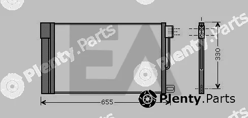 Eaclima 30C25055 — Condenser, air conditioning