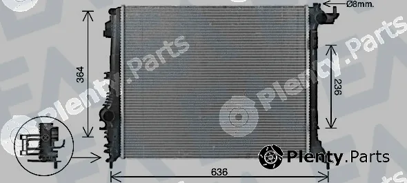 Eaclima 31R60169 — Radiator, engine cooling