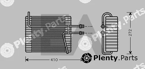 Eaclima 43B78004 — Evaporator, air conditioning
