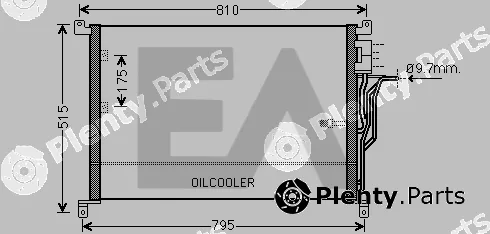 Eaclima 30C02022 — Condenser, air conditioning