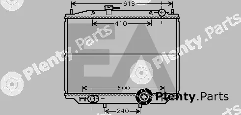 Eaclima 31R18106 — Radiator, engine cooling