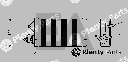 Eaclima 45C25002 — Heat Exchanger, interior heating
