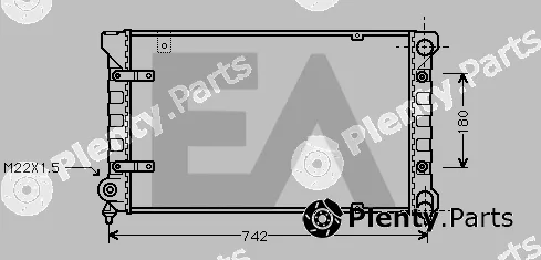 Eaclima 31R67010 — Radiator, engine cooling