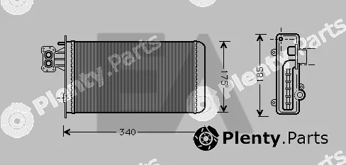 Eaclima 45C30005 — Heat Exchanger, interior heating