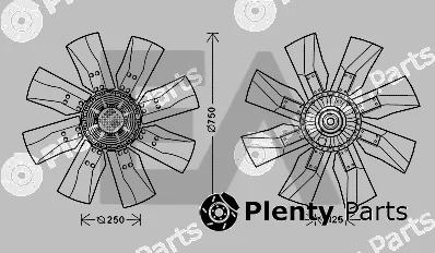 Eaclima 35C76C04 — Fan Wheel, engine cooling