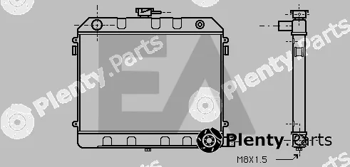 Eaclima 31R54077 — Radiator, engine cooling