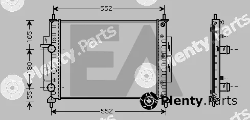 Eaclima 31R25113 — Radiator, engine cooling