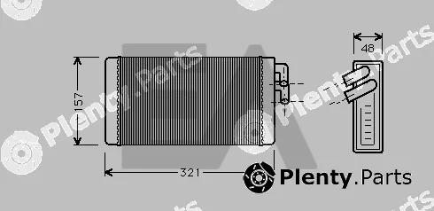 Eaclima 45C02002 — Heat Exchanger, interior heating