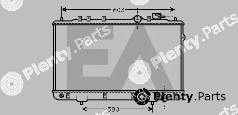 Eaclima 31R28003 — Radiator, engine cooling