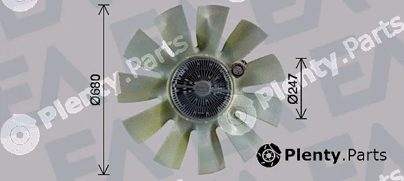 Eaclima 35C59C07 — Fan Wheel, engine cooling