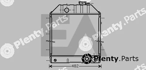 Eaclima 31R22089 — Radiator, engine cooling