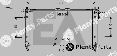 Eaclima 31R52030 — Radiator, engine cooling