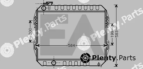 Eaclima 31R71198 — Radiator, engine cooling