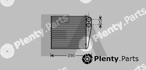 Eaclima 45C77017 — Heat Exchanger, interior heating