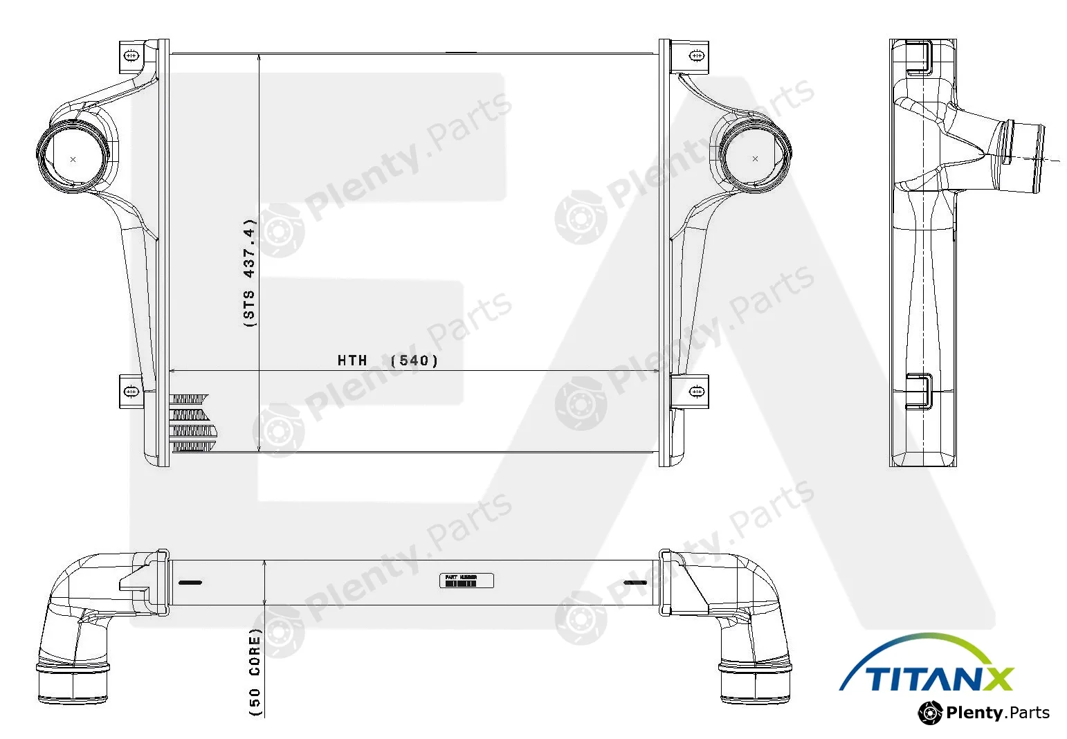 Eaclima 36A30001T — Charge Air Cooler