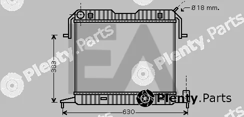 Eaclima 31R54067 — Radiator, engine cooling