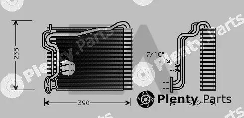 Eaclima 43B02012 — Evaporator, air conditioning