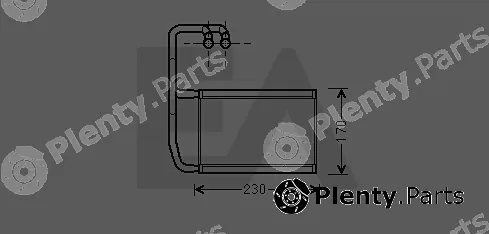 Eaclima 45C36032 — Heat Exchanger, interior heating