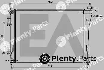 Eaclima 31R28090 — Radiator, engine cooling