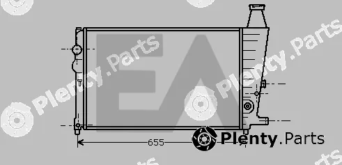 Eaclima 31R10006 — Radiator, engine cooling