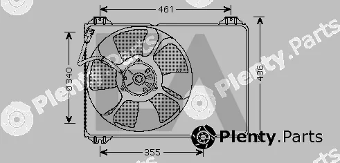 Eaclima 33V69006 — Fan, engine cooling