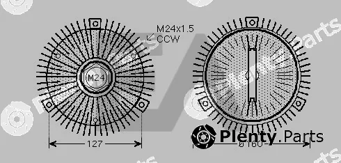 Eaclima 35C02D02 — Fan Wheel, engine cooling