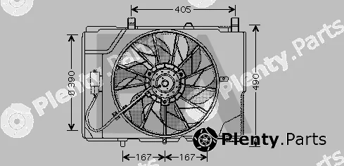 Eaclima 33V50001 — Fan, engine cooling