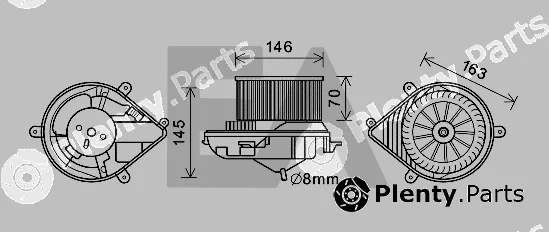 Eaclima 42A55017 — Electric Motor, interior blower