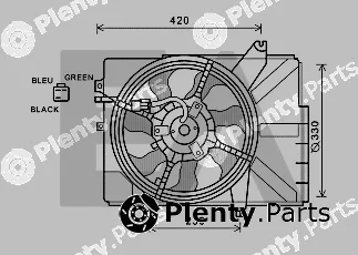 Eaclima 33V28029 — Fan, engine cooling