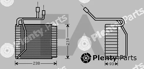Eaclima 43B22006 — Evaporator, air conditioning