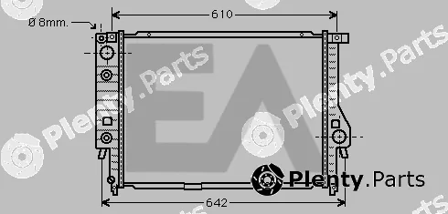 Eaclima 31R07062 — Radiator, engine cooling