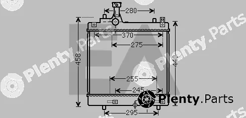 Eaclima 31R69084 — Radiator, engine cooling