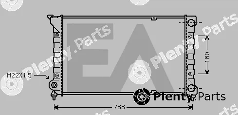 Eaclima 31R77027 — Radiator, engine cooling