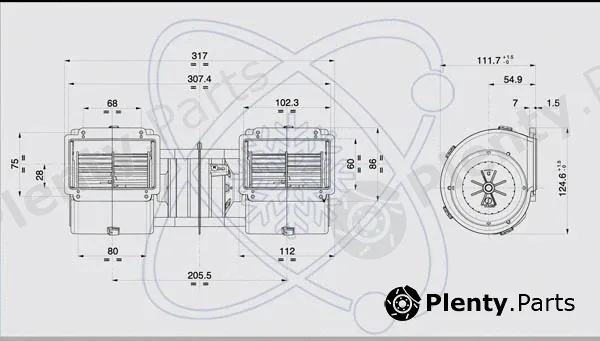 Eaclima 41D0014 — Interior Blower
