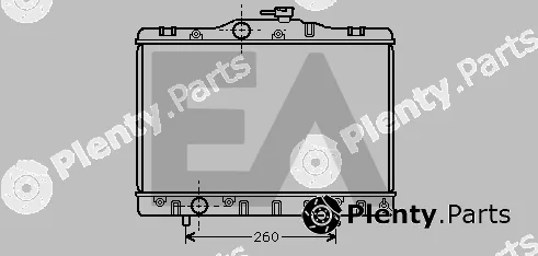 Eaclima 31R71082 — Radiator, engine cooling