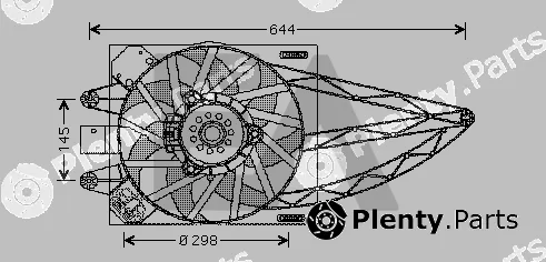 Eaclima 33V25024 — Fan, engine cooling
