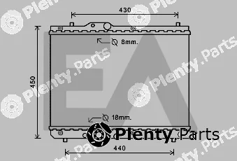 Eaclima 31R69085 — Radiator, engine cooling