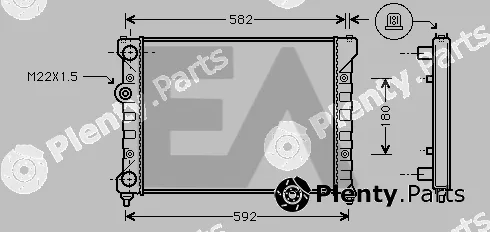 Eaclima 31R67016 — Radiator, engine cooling